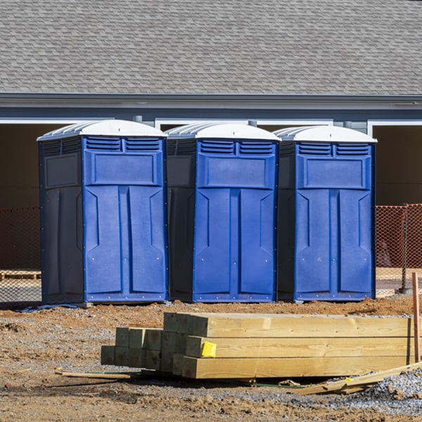 do you offer hand sanitizer dispensers inside the portable restrooms in Rolling Hills